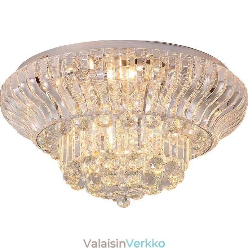 Nykyaikaiset modernit 38 cm 57 cm pyöreät upotettavat kristallikatot