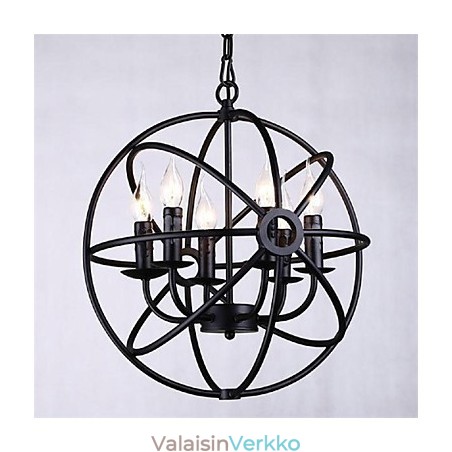 Mini-tyylinen kattokruunu-riippuvalo Moderni nykyaikainen Perinteinen Klassinen Rustiikki Lodge Retro Lyhty Country Globe Mini-tyylinen kattokruunu-riippuvalo Moderni nykyaikainen Perinteinen Klassinen Rustiikki Lodge Retro Lyhty Country Globe