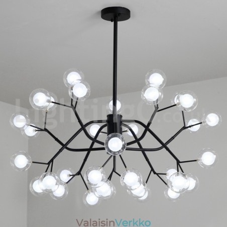 Nordic Style Magic Bean kattokruunu Pieni kirkas läpinäkyvä lasi kuplakruunu Nordic Style Magic Bean kattokruunu Pieni kirkas läpinäkyvä lasi kuplakruunu