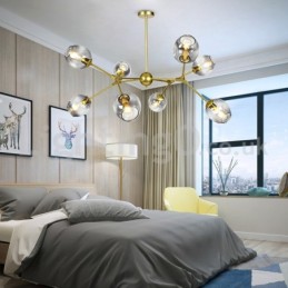 Pohjoismainen postmoderni Molecular Magic Bean Chandelier Cafe