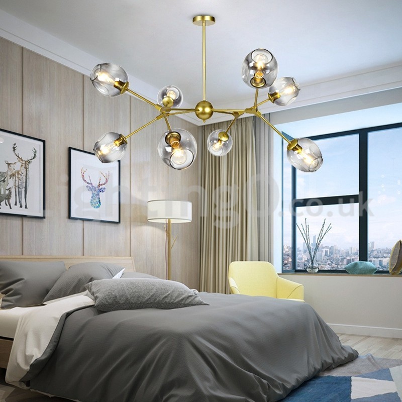 Pohjoismainen postmoderni Molecular Magic Bean Chandelier Cafe
