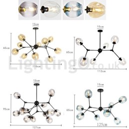 Pohjoismainen postmoderni Molecular Magic Bean Chandelier Cafe
