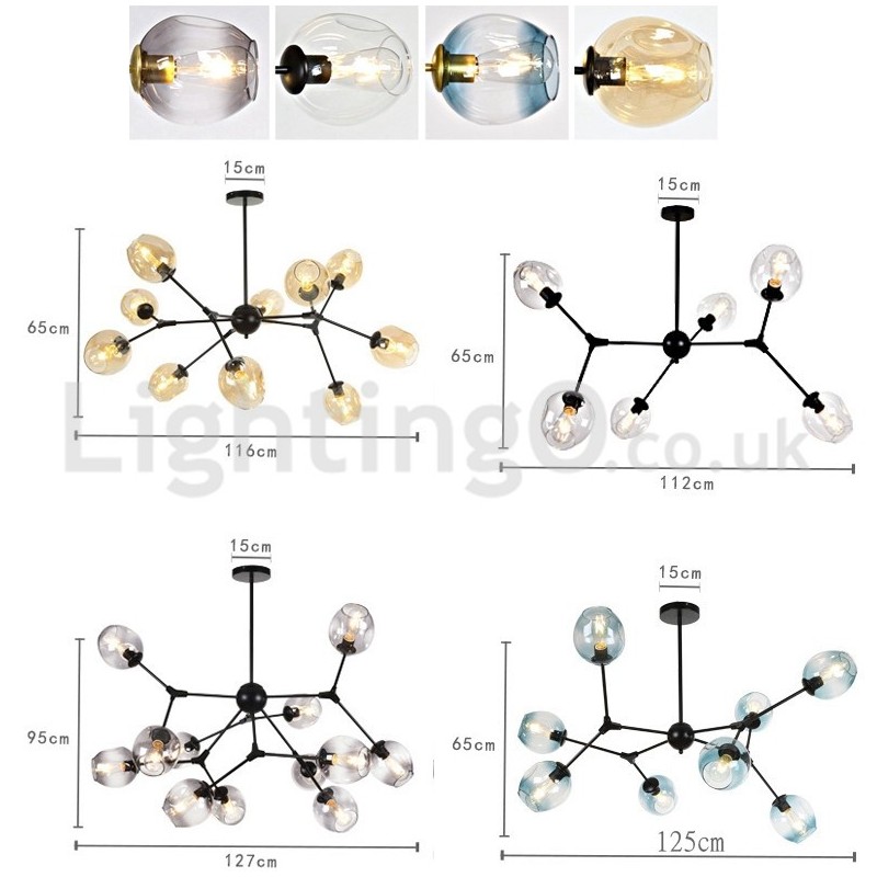 Pohjoismainen postmoderni Molecular Magic Bean Chandelier Cafe