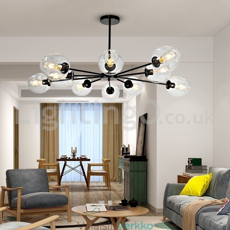 Pohjoismainen postmoderni Molecular Chandelier Magic Bean Chandelier Cafe