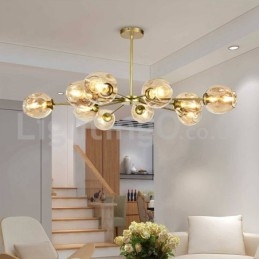 Pohjoismainen postmoderni Molecular Chandelier Magic Bean Chandelier Cafe