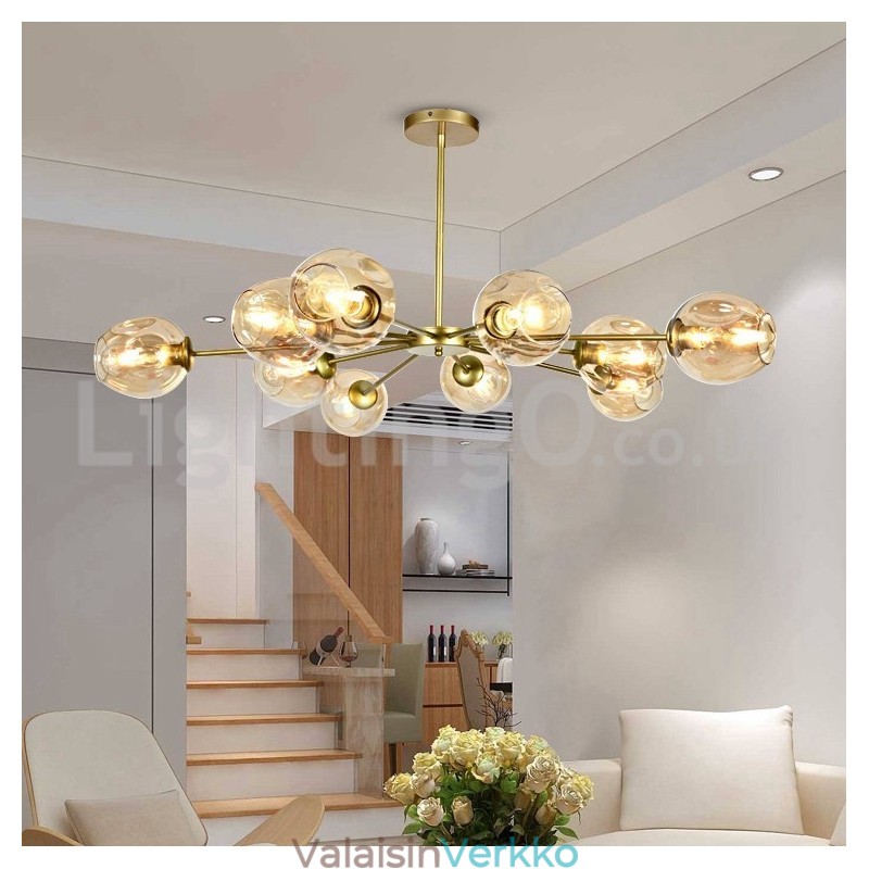 Pohjoismainen postmoderni Molecular Chandelier Magic Bean Chandelier Cafe