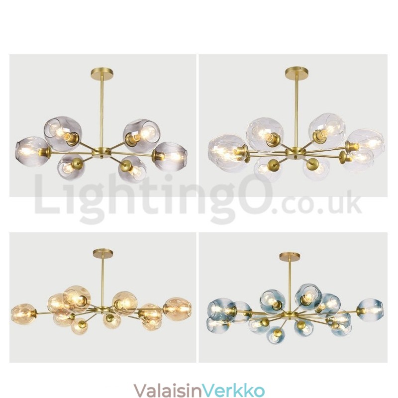 Pohjoismainen postmoderni Molecular Chandelier Magic Bean Chandelier Cafe