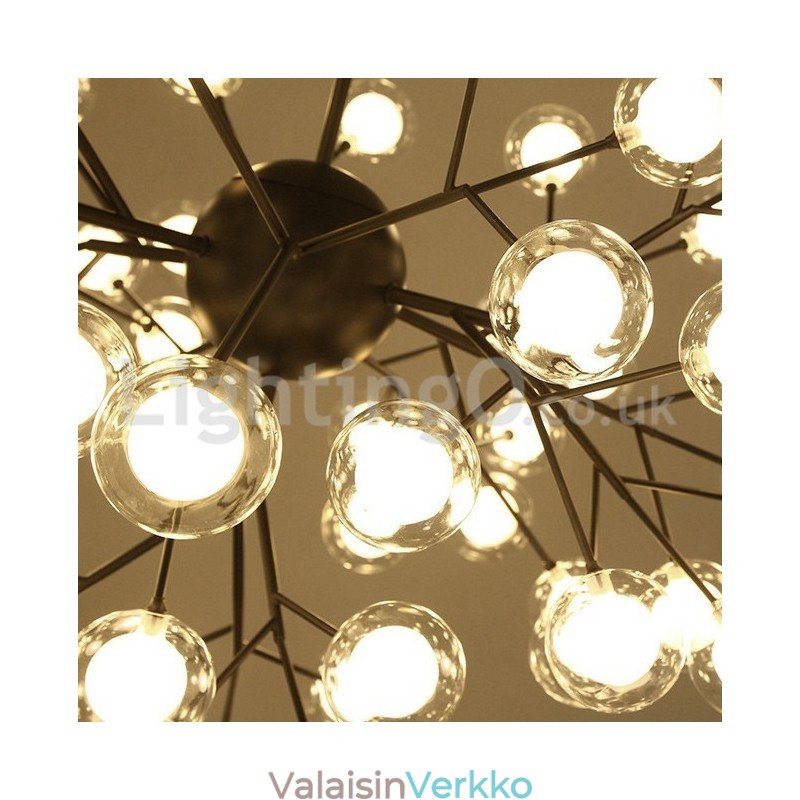 Pohjoismainen Postmoderni Molecular Bubble -kattokruunu lasikattokruunu