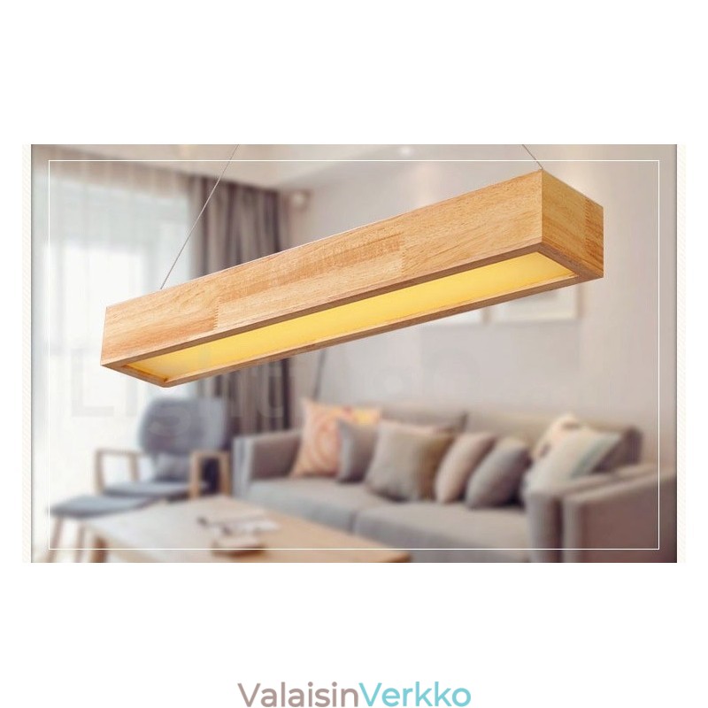 Puinen moderni pitkä riippuvalaisin