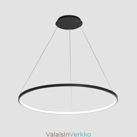 Himmennettävä 63 W 100 cm halkaisijaltaan riippuva valaisin Moderni muotoilu rengas Himmennettävä 63 W 100 cm halkaisijaltaan riippuva valaisin Moderni muotoilu rengas