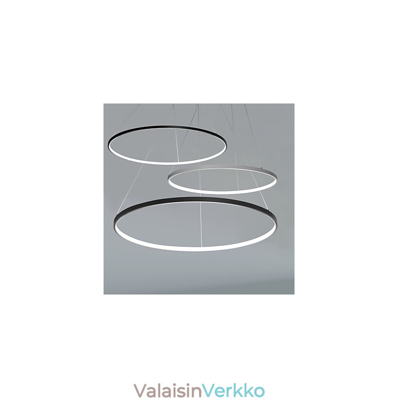Himmennettävä 63 W 100 cm halkaisijaltaan riippuva valaisin Moderni muotoilu rengas