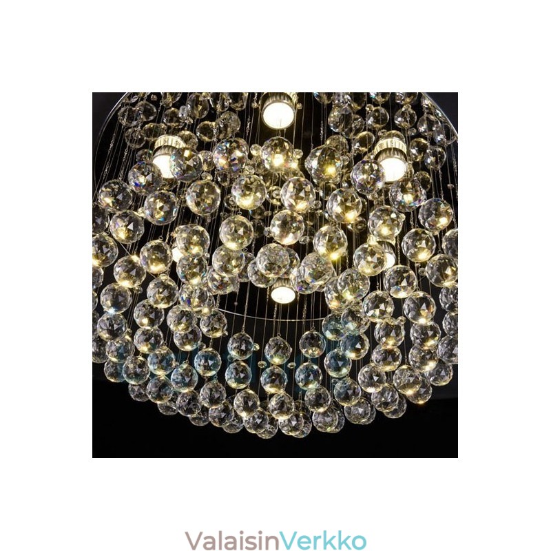 Moderni K9 Crystal Pyöreä upotettava kattovalaisin