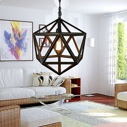 Rustic Lodge Vintage metallikattokruunu