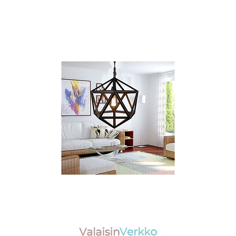 Rustic Lodge Vintage metallikattokruunu