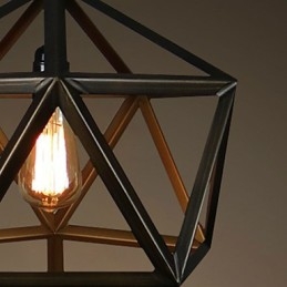 Rustic Lodge Vintage metallikattokruunu