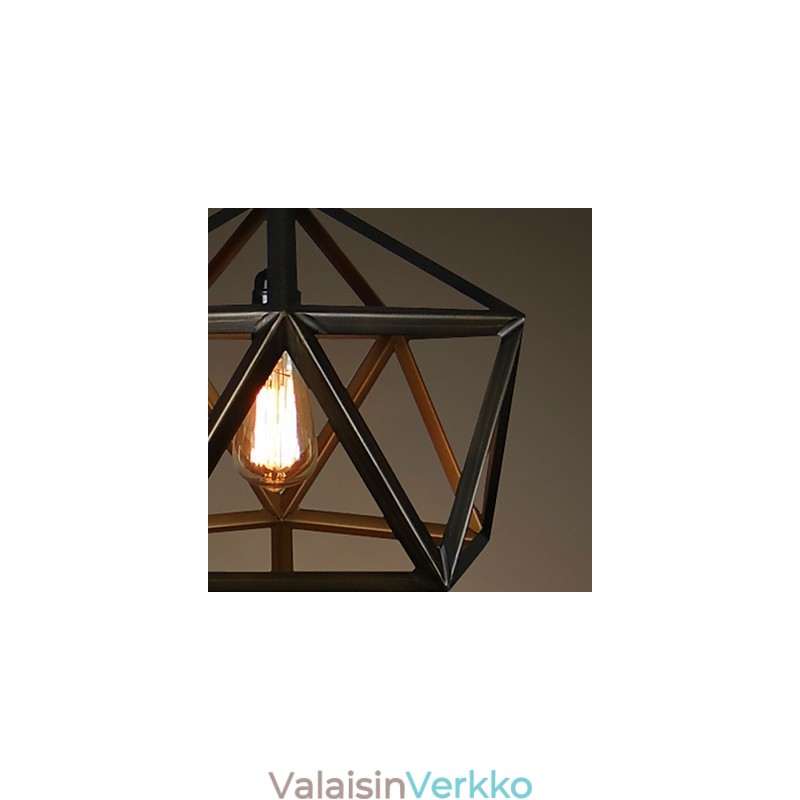 Rustic Lodge Vintage metallikattokruunu