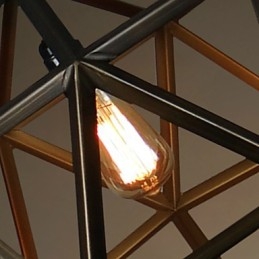 Rustic Lodge Vintage metallikattokruunu