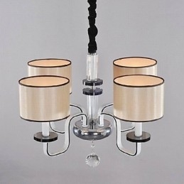 Moderni Minimalistinen kattokruunu Valaisinkangas Art Crystal Kattokruunu