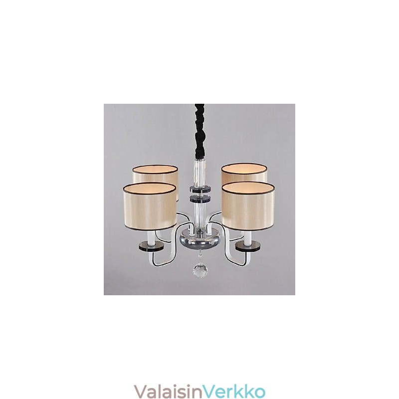 Moderni Minimalistinen kattokruunu Valaisinkangas Art Crystal Kattokruunu