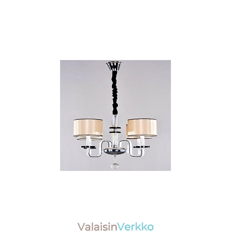 Moderni Minimalistinen kattokruunu Valaisinkangas Art Crystal Kattokruunu