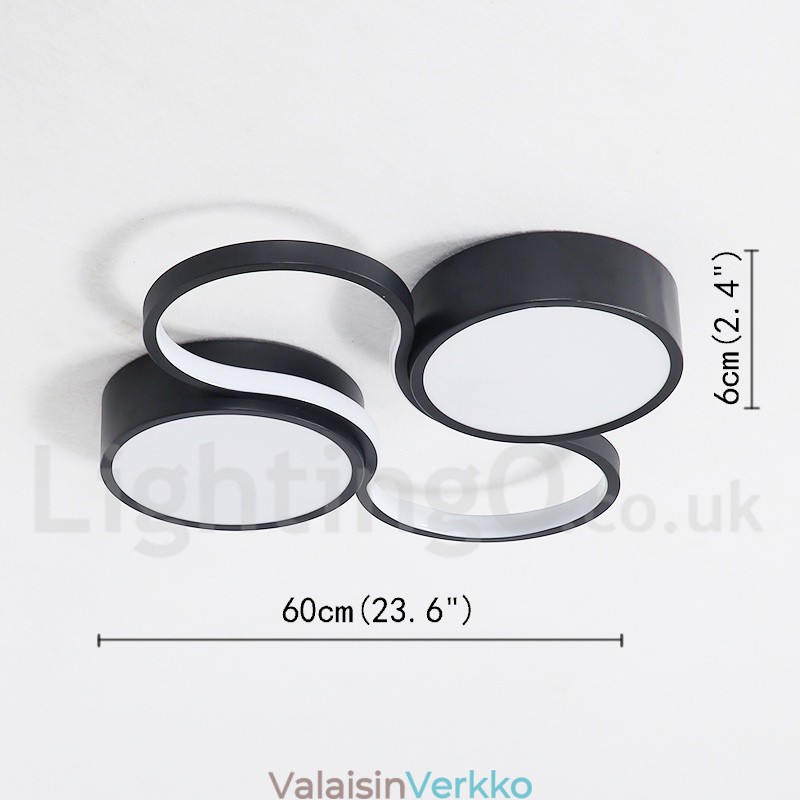 Himmennettävä moderni nykyaikainen Alumilium kattovalaisin uppoasennuslamppu olohuoneeseen makuuhuoneeseen, voidaan käyttää myös seinävalona