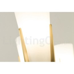 Retro Vintage Brass Crystals -riippuvainen kynttiläkruunu lasivarjostimilla