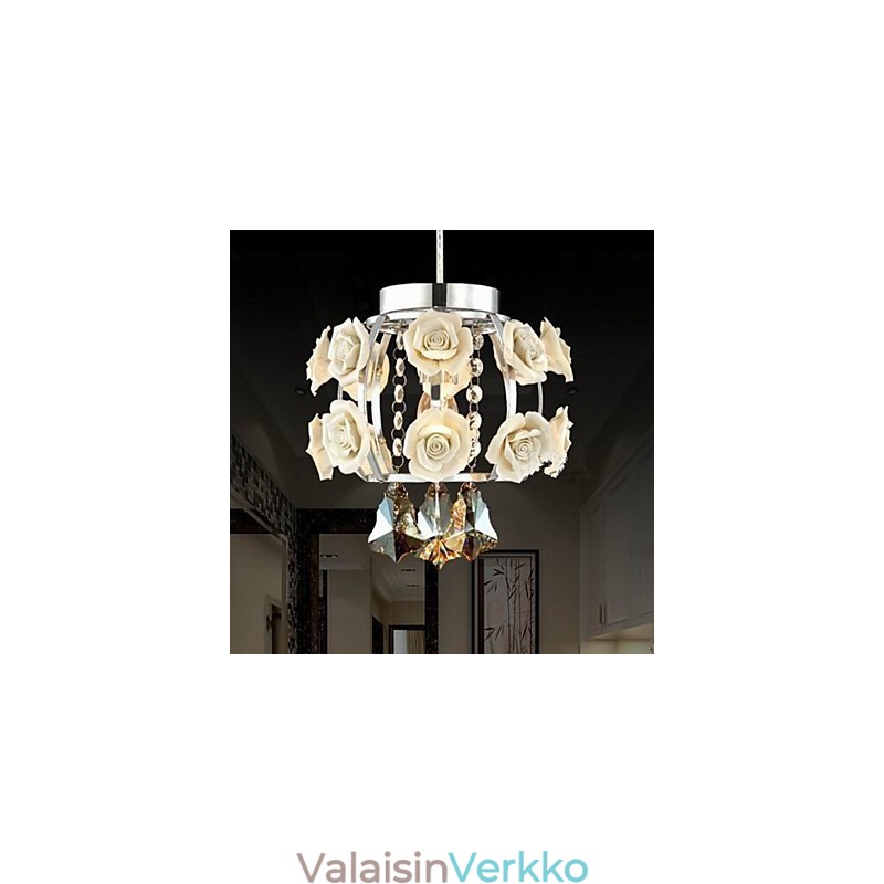 Kattokruunu Crystal Modern Contemporary Lantern Metal 1 Light