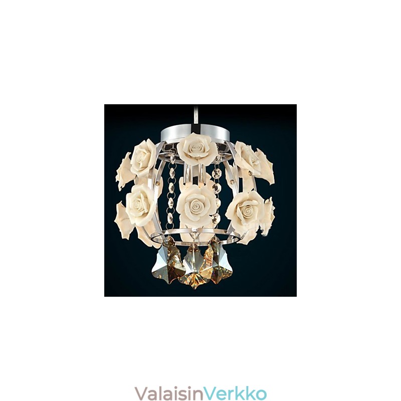 Kattokruunu Crystal Modern Contemporary Lantern Metal 1 Light