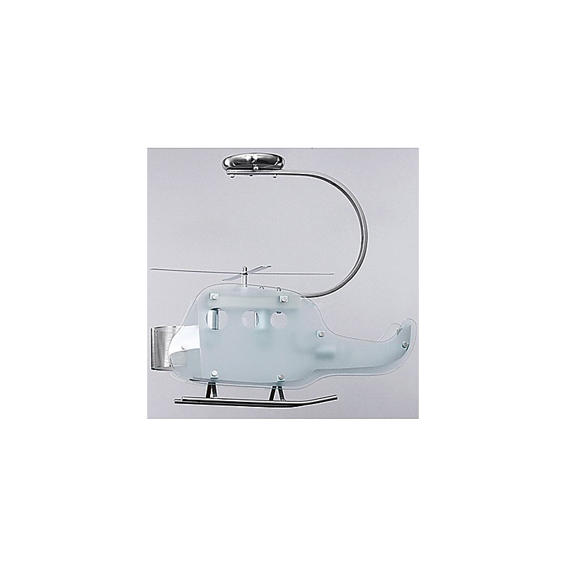 Yksinkertainen lasten lamppu Cartoon Glass Helikopterin lamppu