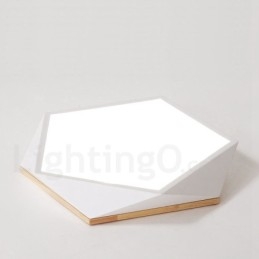 Himmennettävä Macaron Multi Colors puinen kattovalaisin akryylivarjostimella pohjoismainen tyyli