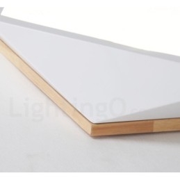 Himmennettävä Macaron Multi Colors puinen kattovalaisin akryylivarjostimella pohjoismainen tyyli