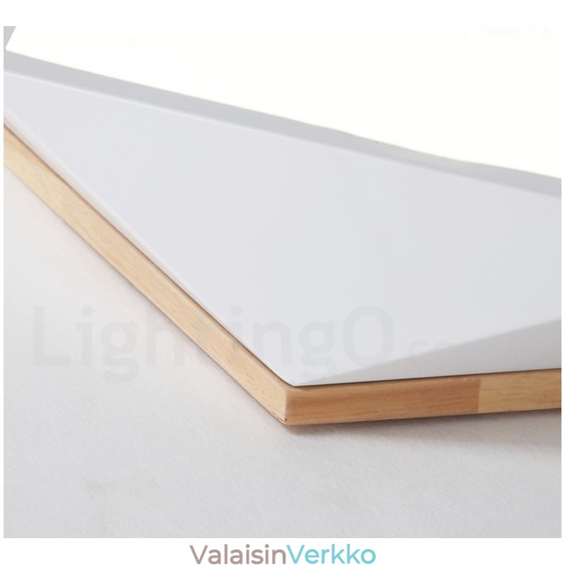 Himmennettävä Macaron Multi Colors puinen kattovalaisin akryylivarjostimella pohjoismainen tyyli