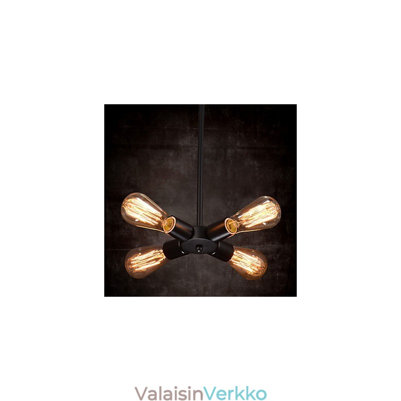 Riippuvalaisin 4 valoa Country Style takorauta