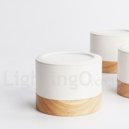 Wood Modern Design Mini kattovalaisin akryylivarjostimella Special for Myös voidaan käyttää seinävalaisin