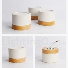 Wood Modern Design Mini kattovalaisin akryylivarjostimella Special for Myös voidaan käyttää seinävalaisin