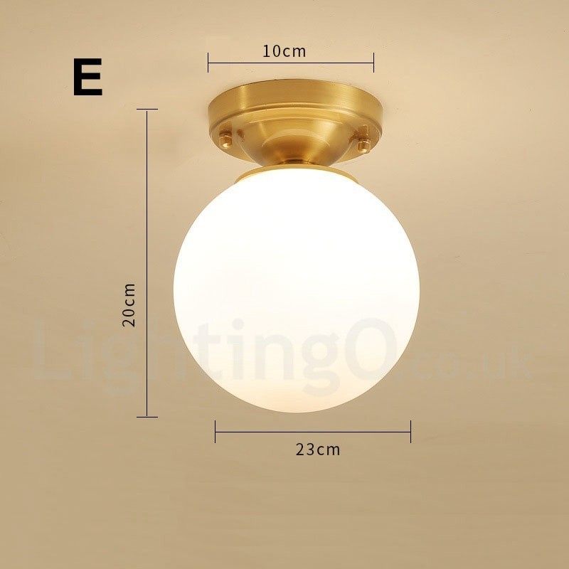 Pure Brass Rustic Lodge pohjoismaiset uppoasennettavat kattovalot lasivarjostimella