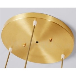 Pure Brass Rustic Lodge Nordic Style riippuvalaisin lasivarjostimella