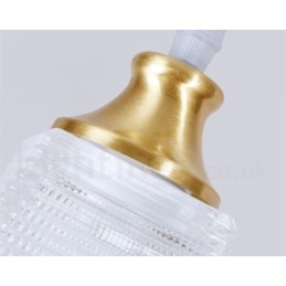 Pure Brass Rustic Lodge Nordic Style riippuvalaisin lasivarjostimella