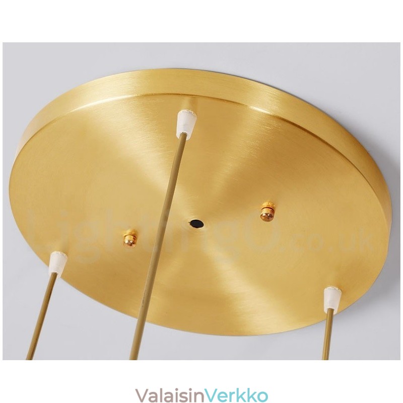 Pure Brass Rustic Lodge Nordic Style riippuvalaisin keramiikkavarjostimella