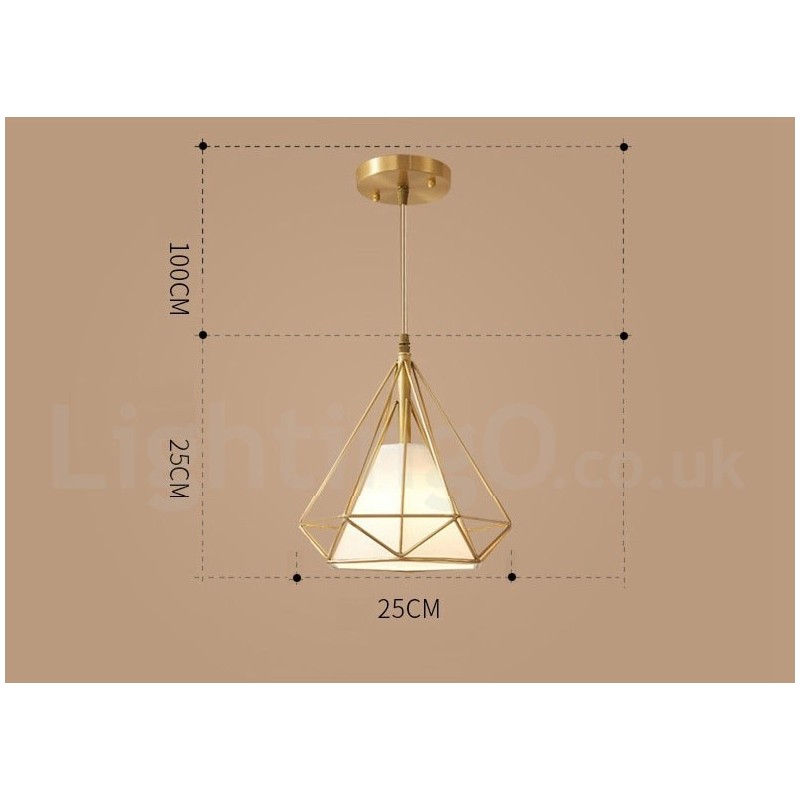 Pure Brass Rustic Lodge Nordic Style riippuvalaisin kangasvarjostimella