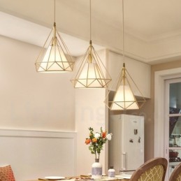 Pure Brass Rustic Lodge Nordic Style riippuvalaisin kangasvarjostimella