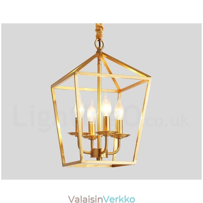 Pure Brass Rustic Lodge Nordic Style riippuvalaisin