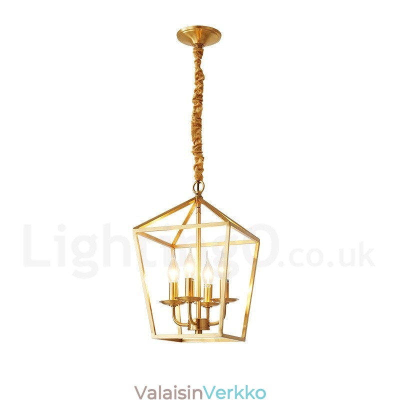 Pure Brass Rustic Lodge Nordic Style riippuvalaisin