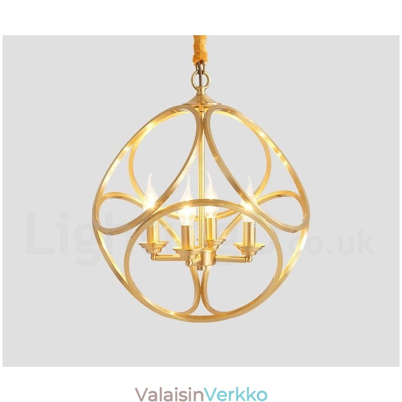 Pure Brass Rustic Lodge Nordic Style riippuvalaisin