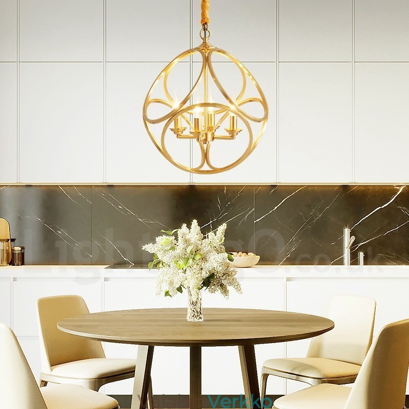 Pure Brass Rustic Lodge Nordic Style riippuvalaisin