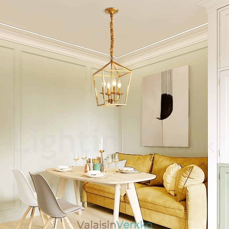 Pure Brass Rustic Lodge Nordic Style riippuvalaisin