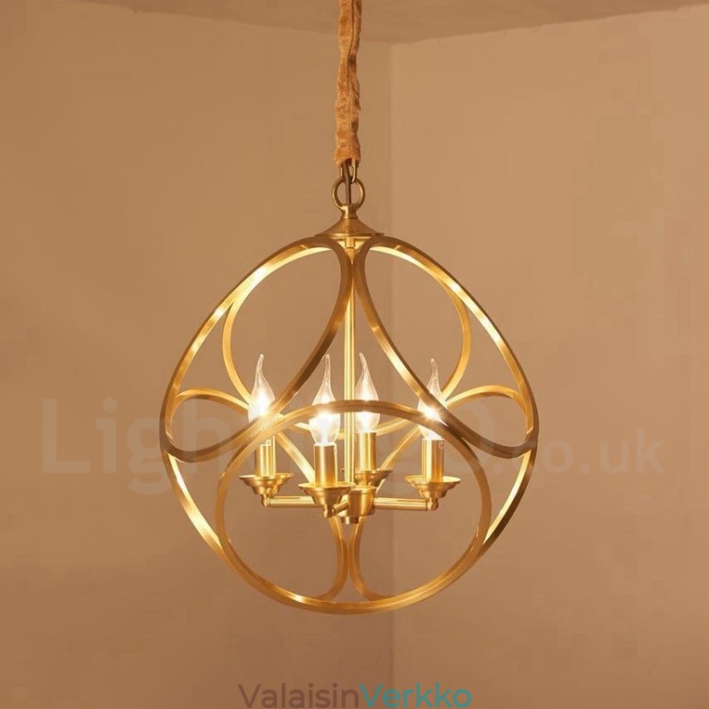 Pure Brass Rustic Lodge Nordic Style riippuvalaisin