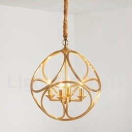 Pure Brass Rustic Lodge Nordic Style riippuvalaisin