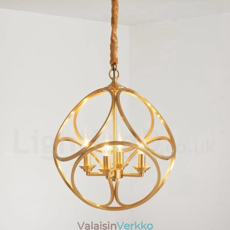Pure Brass Rustic Lodge Nordic Style riippuvalaisin