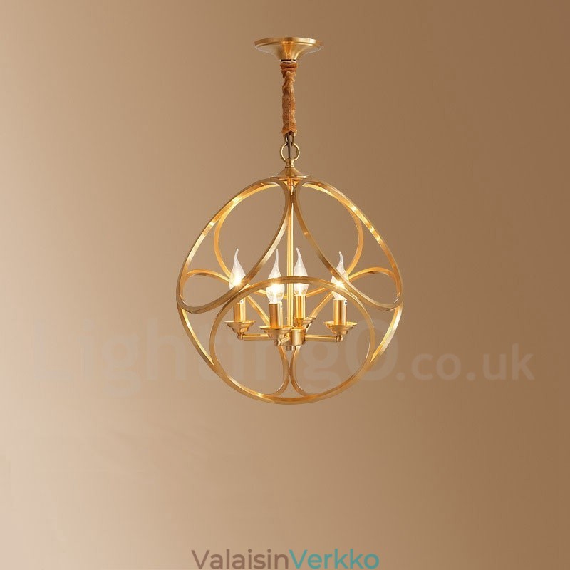 Pure Brass Rustic Lodge Nordic Style riippuvalaisin
